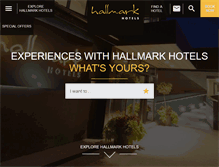 Tablet Screenshot of hallmarkhotels.co.uk